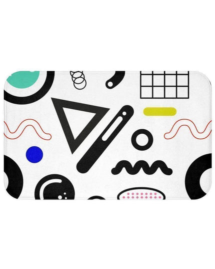 Children's Luxurious Memory Foam Bath Mat Set: Style and Comfort for Chic Bathrooms