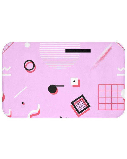 Cozy Retro Memory Foam Kids Bath Mat