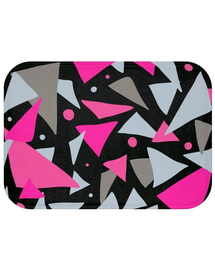 Elegant Retro Geometric Memory Foam Bath Mat