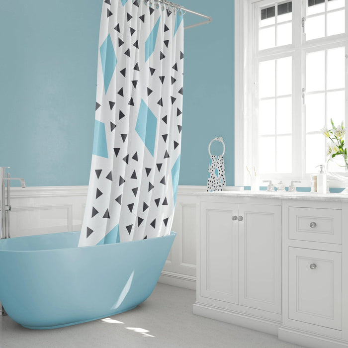 Modern Elegance Bathroom Retreat Shower Curtain