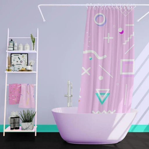 Maison d'Elite Modern Bathroom Shower Curtain