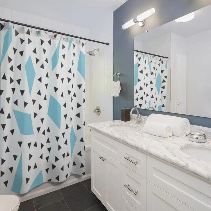 Elite Modern Bathroom Oasis Shower Curtain
