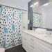 Modern Elegance Bathroom Retreat Shower Curtain