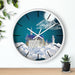 Moonlit Elegance Wooden Wall Clock by Maison d'Elite
