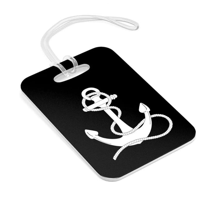 Nautical Anchor Design Luggage Tag: Chic Travel Essential by Maison d'Elite