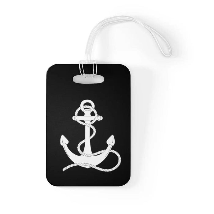 Nautical Anchor Design Luggage Tag: Chic Travel Essential by Maison d'Elite