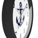 Nautical Elegance Wooden Wall Clock by Maison d'Elite