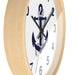 Maritime Charm Wooden Wall Clock by Maison d'Elite