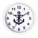 Nautical Elegance Wooden Wall Clock by Maison d'Elite