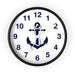 Maritime Charm Wooden Wall Clock by Maison d'Elite