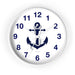 Maritime Charm Wooden Wall Clock by Maison d'Elite