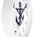 Maritime Charm Wooden Wall Clock by Maison d'Elite