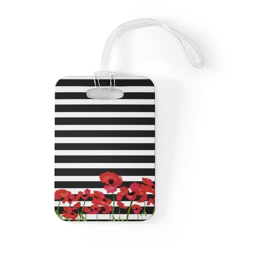Colorful Pansy Bag Tag Bundle with Personalization Choices
