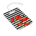 Pansies Luggage Tag by Maison d'Elite