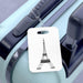 Parisian Chic Customized Luggage Tag for the Jetsetter