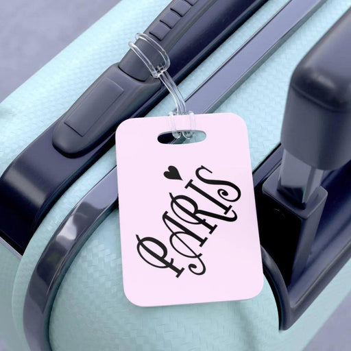 Elite Parisian Travel Tag: Personalized Bag Identifier