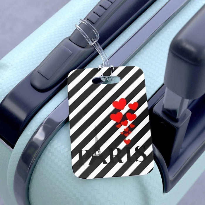 Parisian Chic: Personalized Bag Tag for Jetsetters