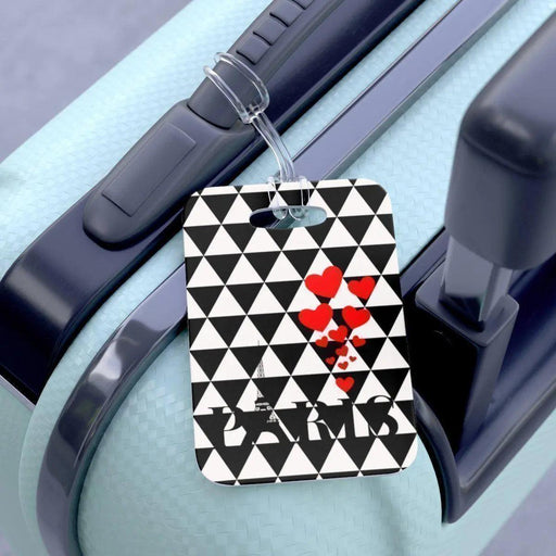 Elite Paris Bag Tag: Stylish Customizable Luggage Identification