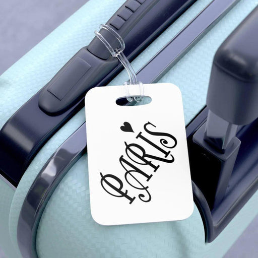 Elite Parisian Custom Luggage Tag for Discerning Travelers