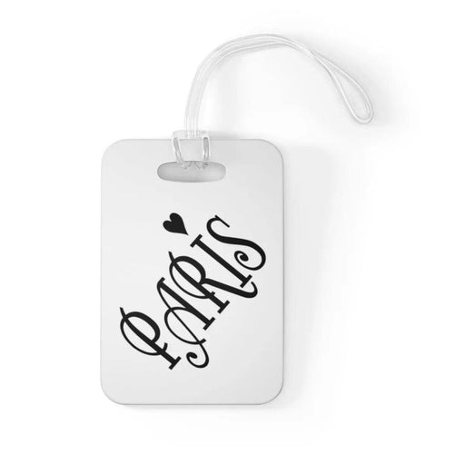 Parisian Chic Personalized Bag Tag for Sophisticated Travelers