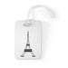 Parisian Traveler's Personalized Bag Tag: Your Stylish Travel Companion