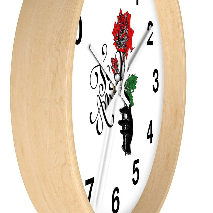 Elite Love Wooden Wall Clock