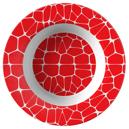 Artistic Voronoi Bowl Set - Modern Polymer Dinnerware for Stylish Dining