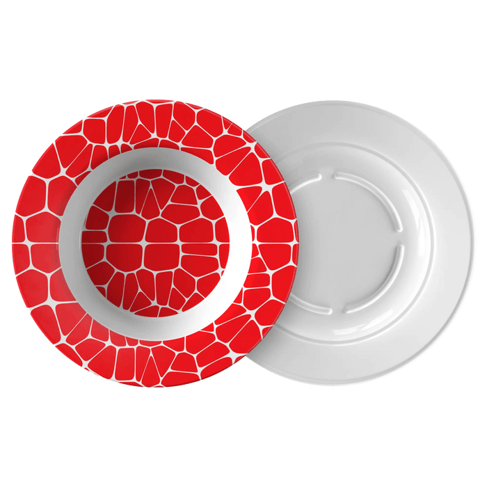 Modern Voronoi Bowl Set - Stylish Microwave-Safe Dinner Set