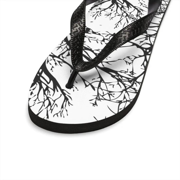 Maison d'Elite Tree Silhouette Flip-Flops - Modern Print Classic Sandals