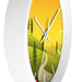 Maison d'Elite Tuscany Wood Frame Business Wall Clock