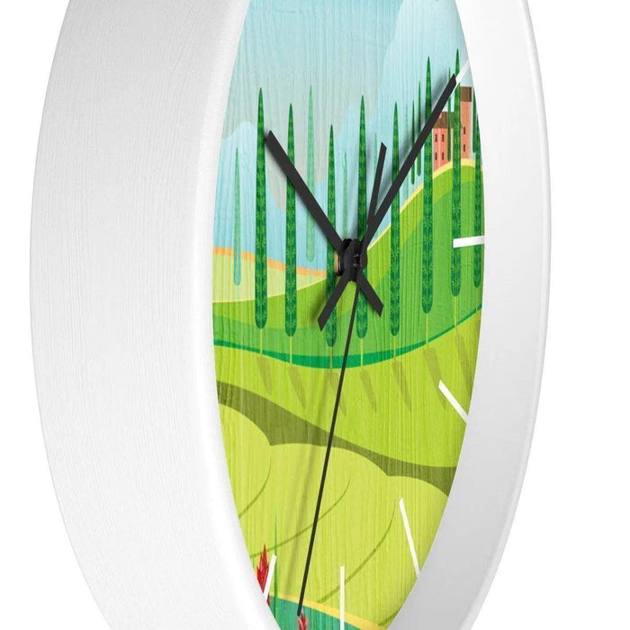 Elegant Tuscany Wood Wall Clock with Modern Touch