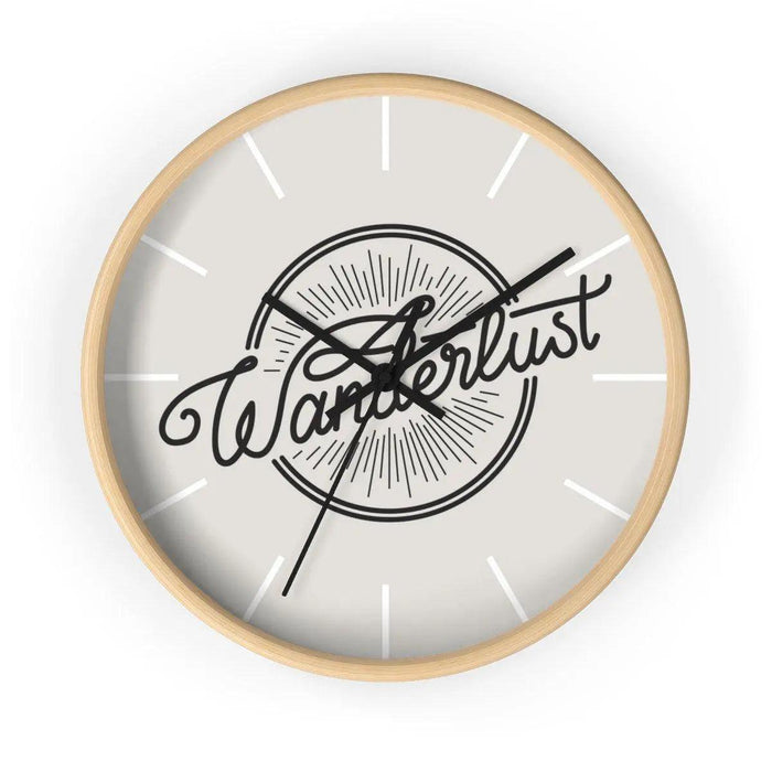 Maison d'Elite Wanderlust Wooden Wall Clock