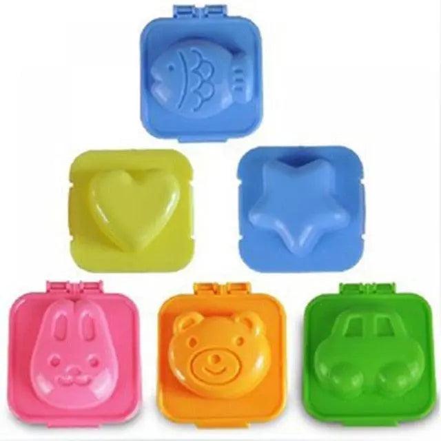Cheerful Cartoon Boiled Egg Mold Kit - Add Whimsy to Your Breakfast Routine