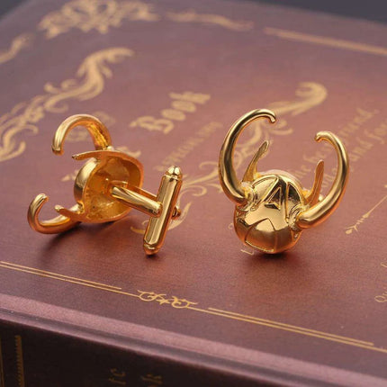 Loki-Inspired Sophisticated Cufflinks: A Unique Accessory for the Daring Gentleman
