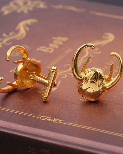 Loki-Inspired Sophisticated Cufflinks: A Unique Accessory for the Daring Gentleman