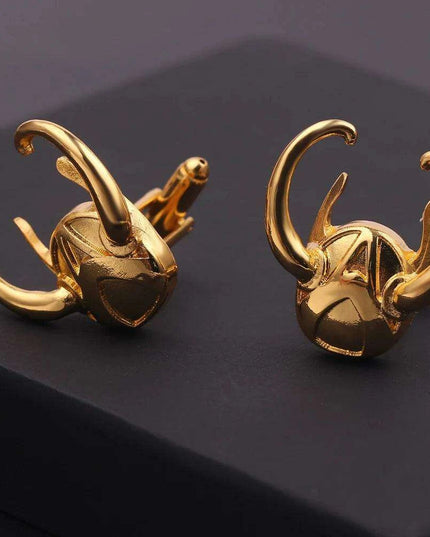 Loki-Inspired Sophisticated Cufflinks: A Unique Accessory for the Daring Gentleman