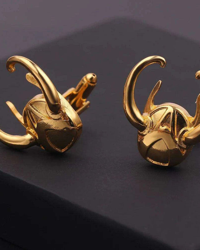 Loki-Inspired Sophisticated Cufflinks: A Unique Accessory for the Daring Gentleman