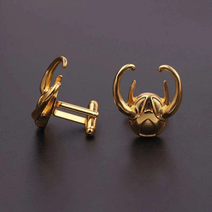 Loki-Inspired Sophisticated Cufflinks: A Unique Accessory for the Daring Gentleman
