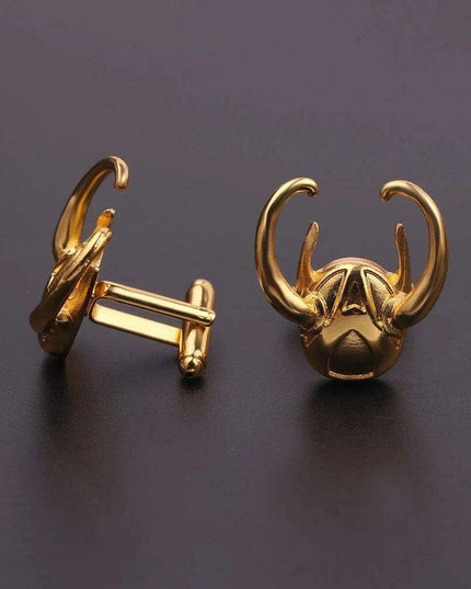 Loki-Inspired Sophisticated Cufflinks: A Unique Accessory for the Daring Gentleman