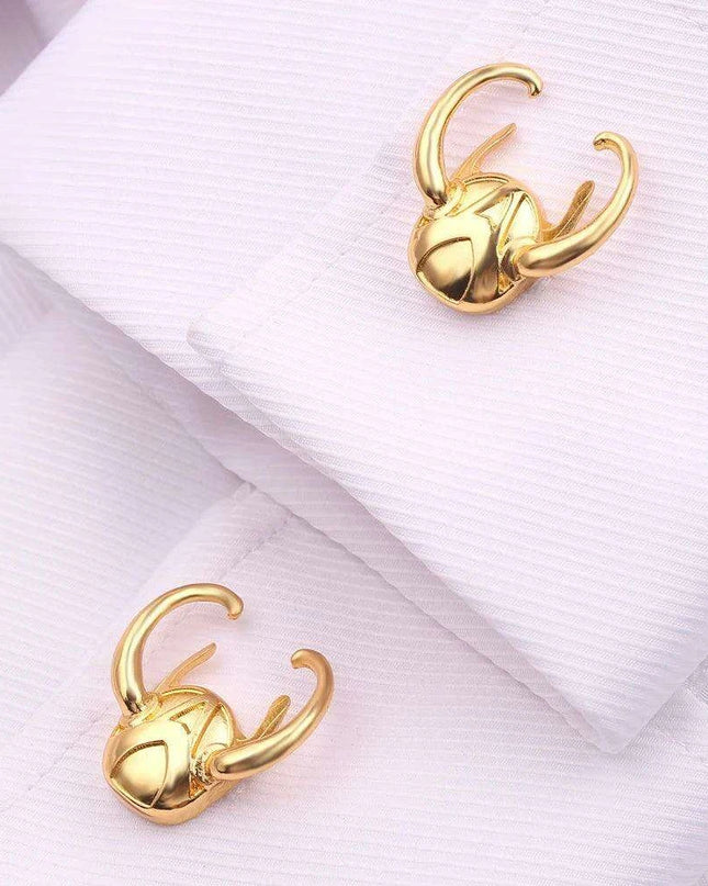 Loki-Inspired Sophisticated Cufflinks: A Unique Accessory for the Daring Gentleman