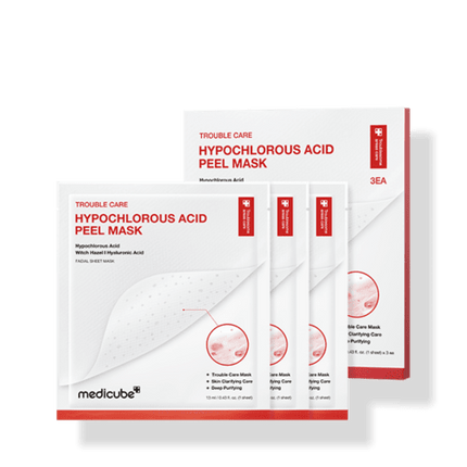 medicube Hypochlorous Acid Peel Mask 13ml X 3ea - Très Elite