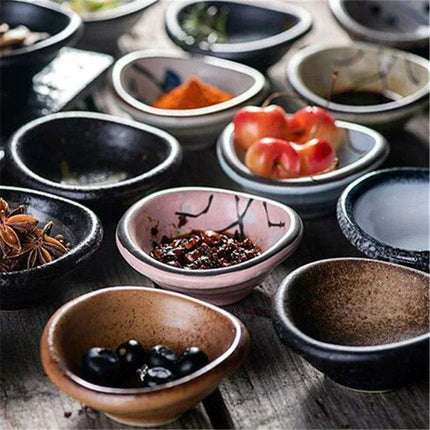 Sophisticated Japanese Ceramic Serving Set: Elevate Your Dining with Style and Elegance