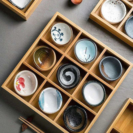 Sophisticated Japanese Ceramic Serving Set: Elevate Your Dining with Style and Elegance
