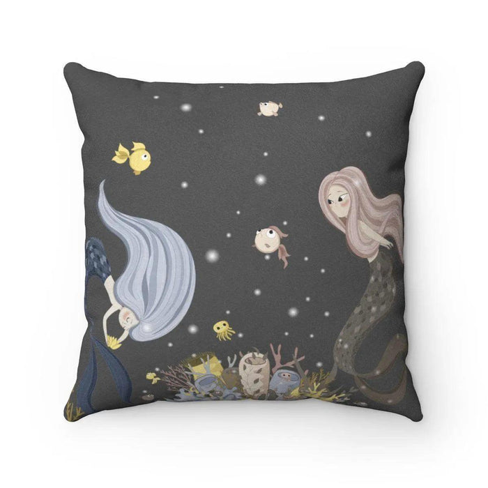 Mermaid 2-in-1 Reversible Decorative Pillow - Vibrant Sublimation Prints