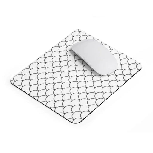 Mermaid Scales Design Mousepad - Luxury Grade with Secure Grip Base