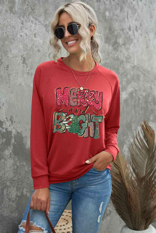 Cheerful Holiday Graphic Sweater