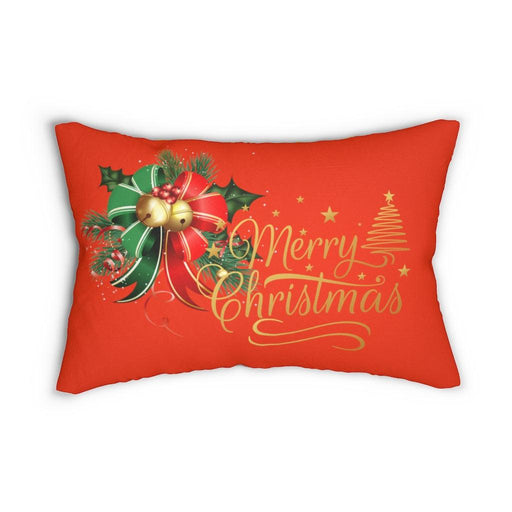 Merry Christmas Simplex knit wrinkle-free Polyester Lumbar Pillow