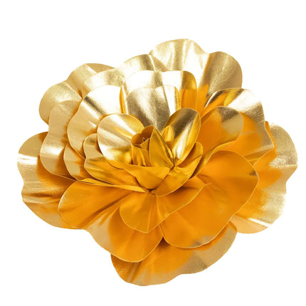 AliKopy 4 Pack 16" Large Metallic Gold Foam Roses - Real Touch & DIY C
