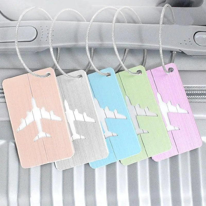 Jetsetter's Deluxe Metallic Luggage Tag