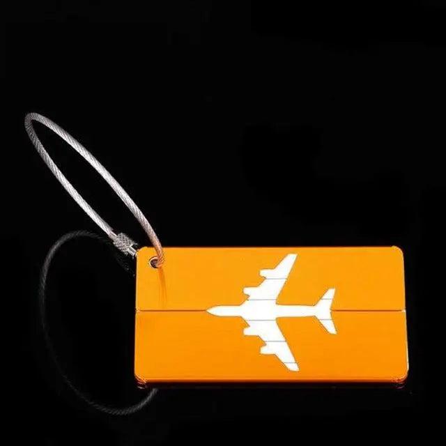 Jetsetter's Deluxe Metallic Luggage Tag